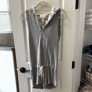 RARE BEACH BUNNY LACE ROMPER BEACH COVER UP